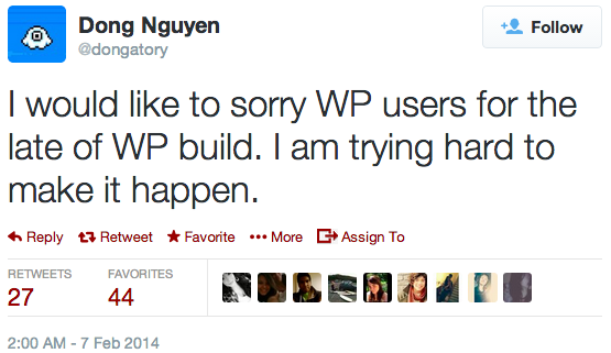 Dong Nguyen Windows Phone