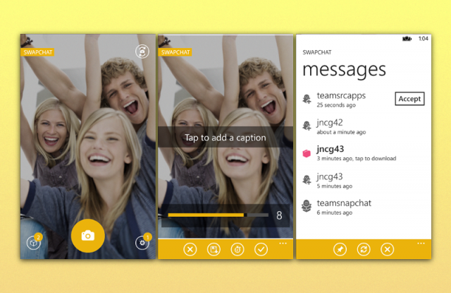 swapchat screens