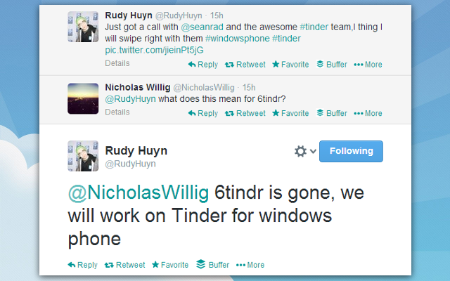rudy tinder tweet