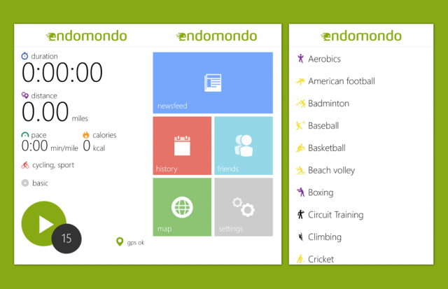 endomondo beta