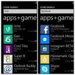 windows phone store search