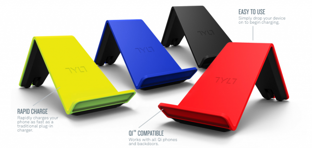 4 Qi-standard chargers by Tylt