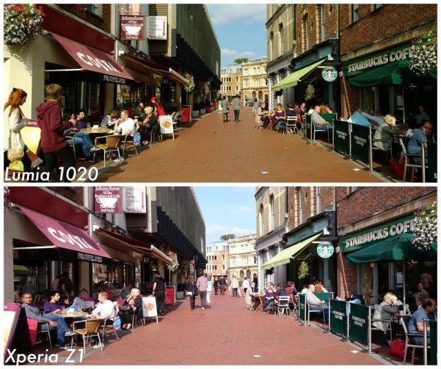 Sony Xperia Z1 vs Nokia Lumia 1020 1