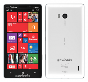 nokia lumia 929 verizon render white evleaks