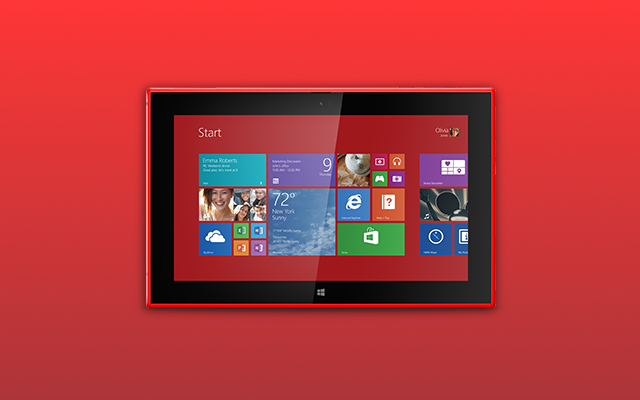 lumia 2520 red