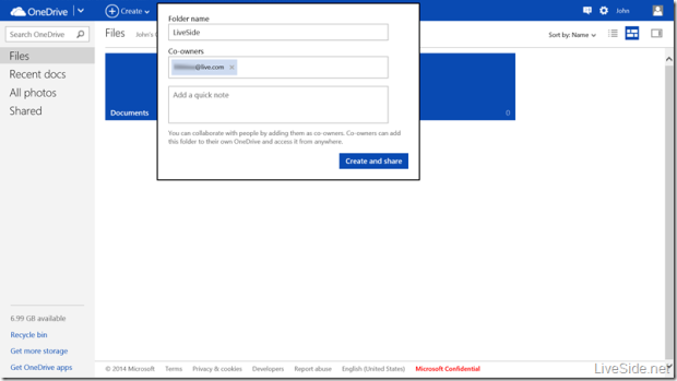 OneDrive-Co-owner-Folder-Create